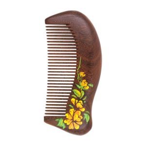 Revitalize your hair naturally! Experience the gentle touch of a wooden comb, reducing static and enhancing shine for a healthier, more lustrous look.
