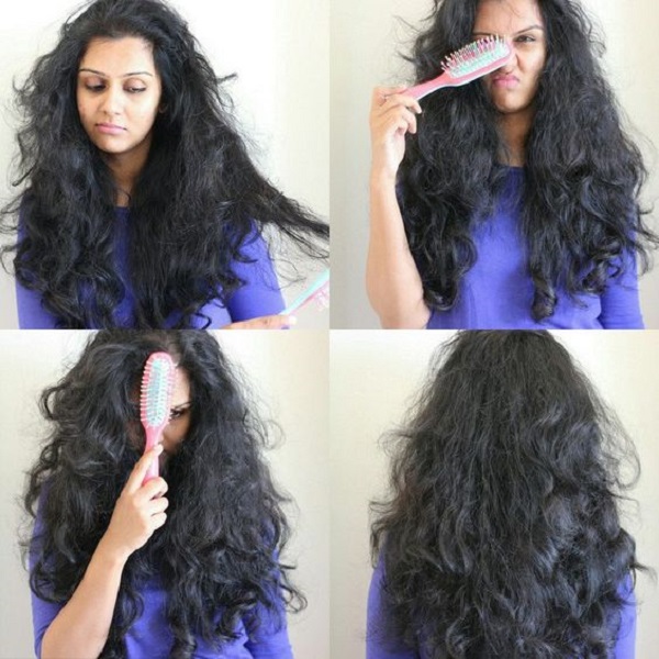 Master the art of combing curly hair 